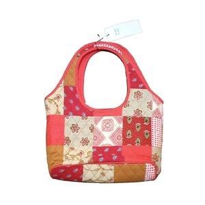 Bueno Boho Style Patchwork Handbag Orange White New With Tags Hippie Ret…